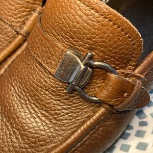 Salvatore Ferragamo brown leather loafer size 6